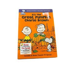 It’s the Great Pumpkin Charlie Brown Remastered Deluxe Edition DVD NWT